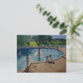 Swimming Pool Briefkaart (Staand voorkant)
