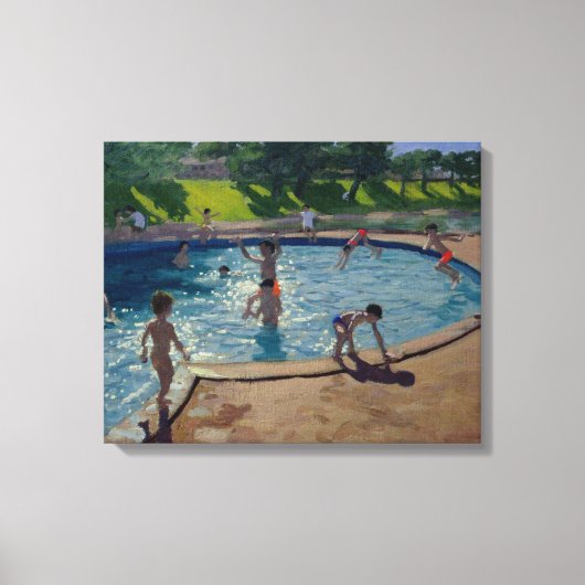 Swimming Pool Canvas Afdruk (Voorkant)
