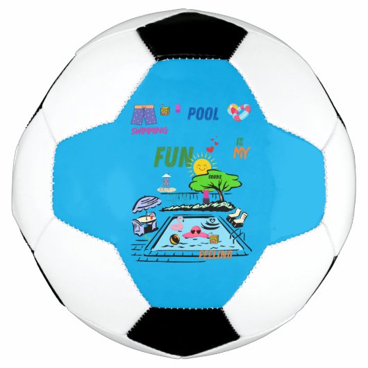 Swimming Pool Fun Voetbal (Voorkant)