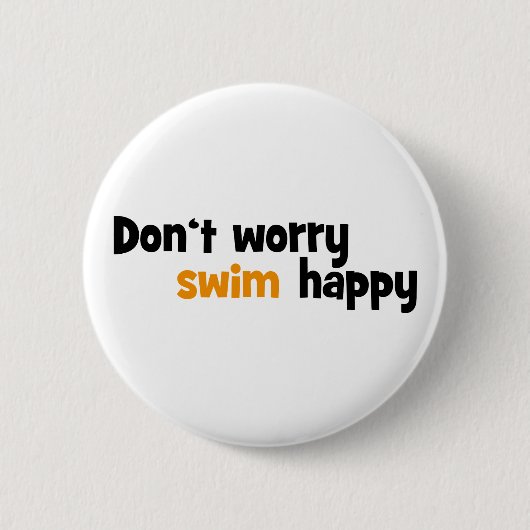 swimming ronde button 5,7 cm (Voorkant)