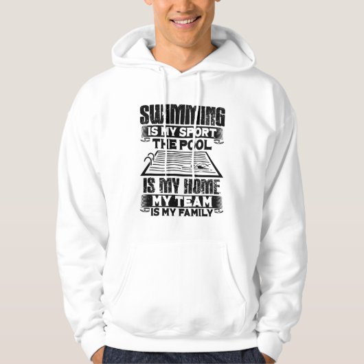 SWimming Swim Gift Hoodie (Voorkant)