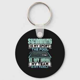 SWimming Swim Gift Sleutelhanger