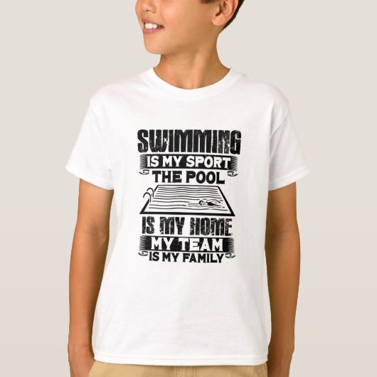 SWimming Swim Gift T-shirt (Voorkant)