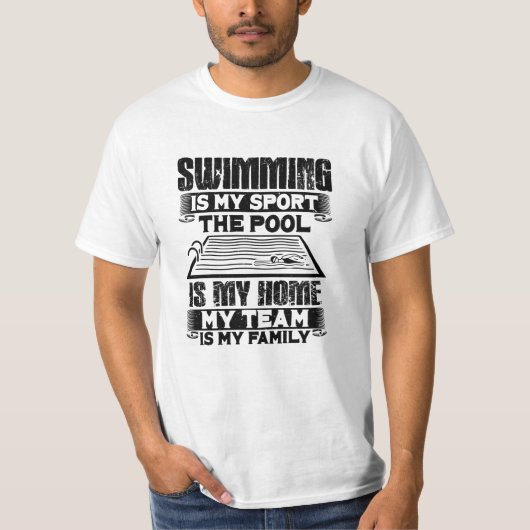 SWimming Swim Gift T-shirt (Voorkant)