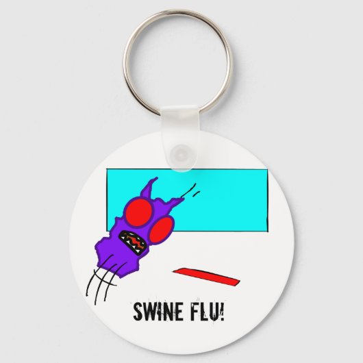 Swine Flu Keyhcain Sleutelhanger (Voorkant)