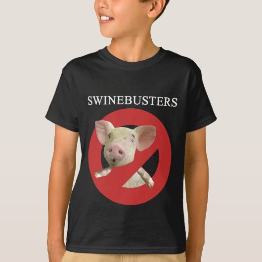 Swinebusters Dark Youth T shirt (Voorkant)