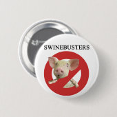 Swinebusters! Ronde Button 5,7 Cm (Voorkant /achterkant)