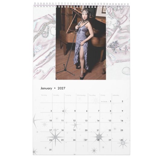Swing 2010-meisjes kalender (Jan 2027)