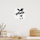 Swing Angel Wall Canvas Poster (Keuken)