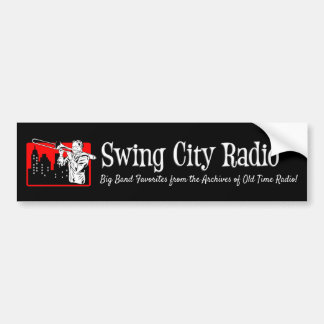 Swing City Radio - Bumpersticker