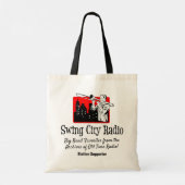 Swing City Radio Canvas tas (Achterkant)