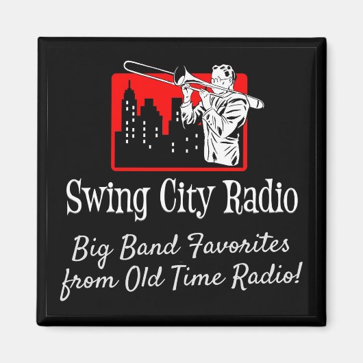 Swing City Radio Magnet Magneet (Voorkant)