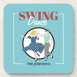 Swing Dance Bier Onderzetter