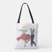 Swing Dance Couple Draagtas (Achterkant)