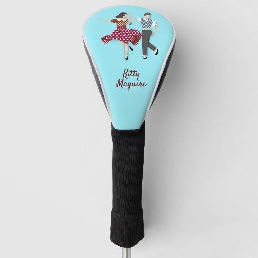 Swing Dance Couple Golfheadcover (Voorkant)