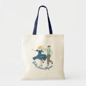 Swing Dance Couple Tote Bag (Voorkant)