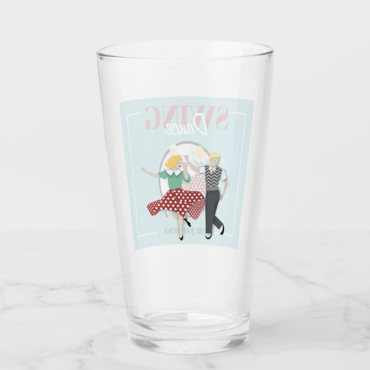 Swing Dance Glas (Achterkant)