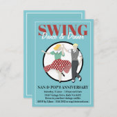 Swing Dance Kaart (Voorkant / Achterkant)