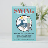 Swing Dance Kaart (Staand voorkant)