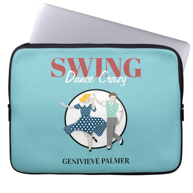 Swing Dance Laptop Sleeve (Voorkant)