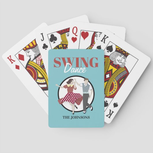 Swing Dance Pokerkaarten (Achterkant)