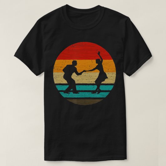 Swing Dance Retro Style  4 T-shirt (Design voorkant)
