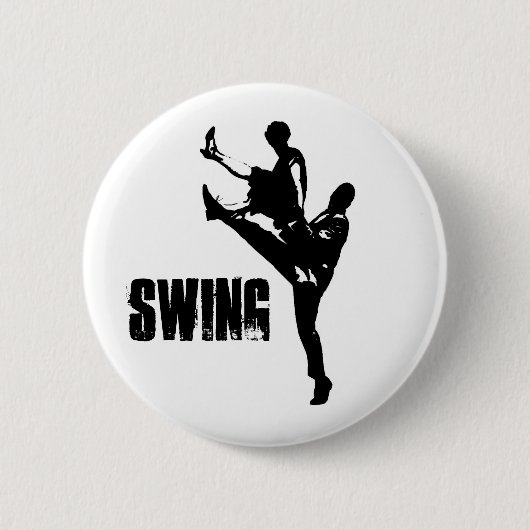 Swing Dance Ronde Button 5,7 Cm (Voorkant)