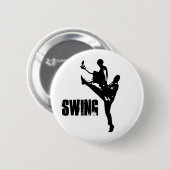 Swing Dance Ronde Button 5,7 Cm (Voorkant /achterkant)