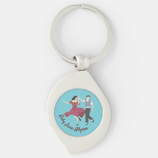 Swing Dance Sleutelhanger (Voorkant)
