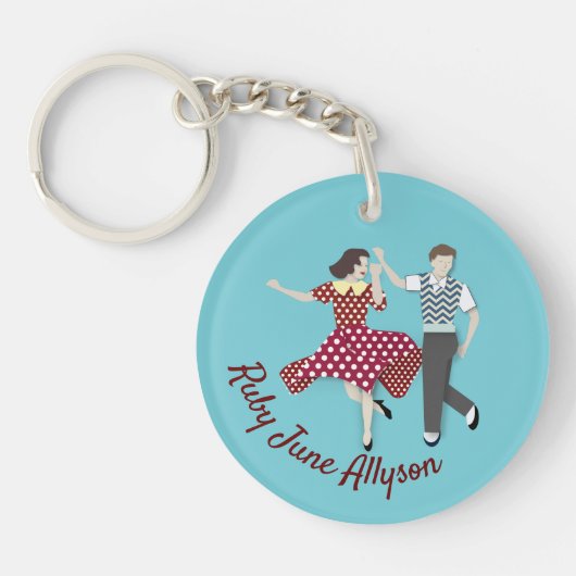Swing Dance Sleutelhanger (Voorkant)