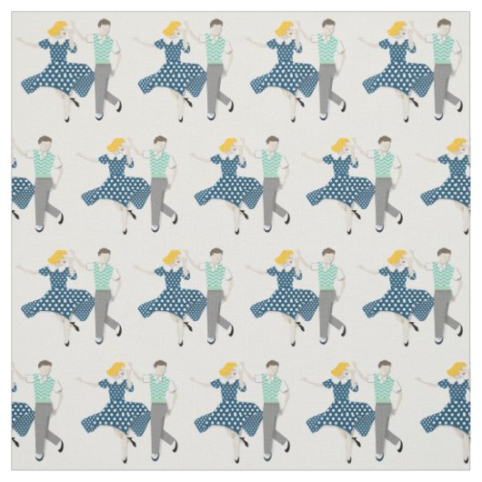 Swing Dance Stof (Swatch)