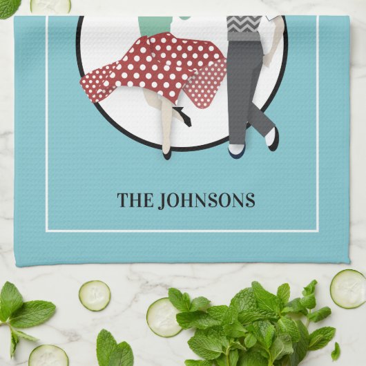 Swing Dance Theedoek (Gevouwen)