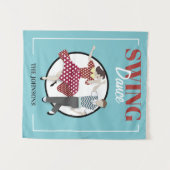 Swing Dance Wandkleed (Voorkant (horizontaal))