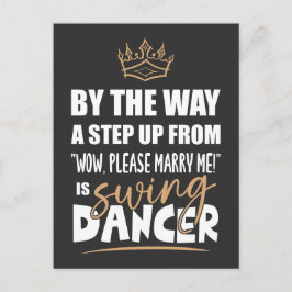 Swing Dancer is de Ultimate in Appeal. Leuk cadeau Briefkaart