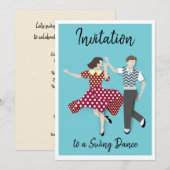 Swing Dans Kaart (Voorkant / Achterkant)