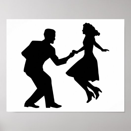 Swing dansen poster (Voorkant)