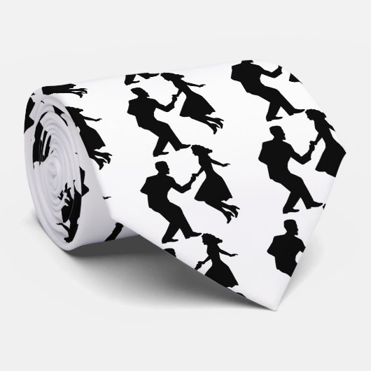 Swing dansen stropdas (Opgerold)