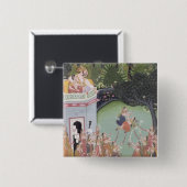 Swing Festival Vierkante Button 5,1 Cm (Voorkant /achterkant)