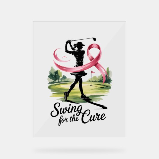 Swing for the Cure Golf Breast Cancer (Recto)