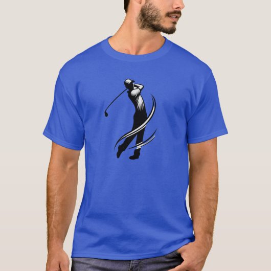 Swing in stijl Golfer T-shirt (Voorkant)