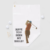 Swing in Style : Serviettes de golf personnalisées (En situation)