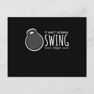 Swing It Self Kettlebell Fitness Briefkaart
