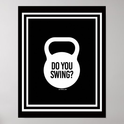Swing je? poster (Voorkant)