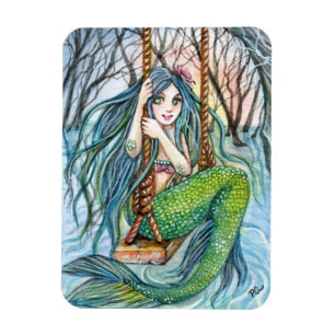 Swing - Mermaid Art Magneet