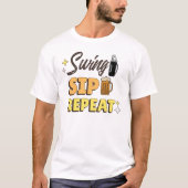 Swing, nip, herhaal t-shirt (Voorkant)