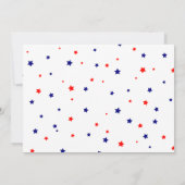 Swing On Boys Honkbal Verjaardagsfeestfoto Kaart (Achterkant)