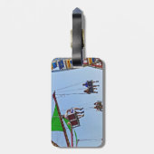Swing Ride naast het reuzenrad Bagagelabel (Achterkant verticaal)