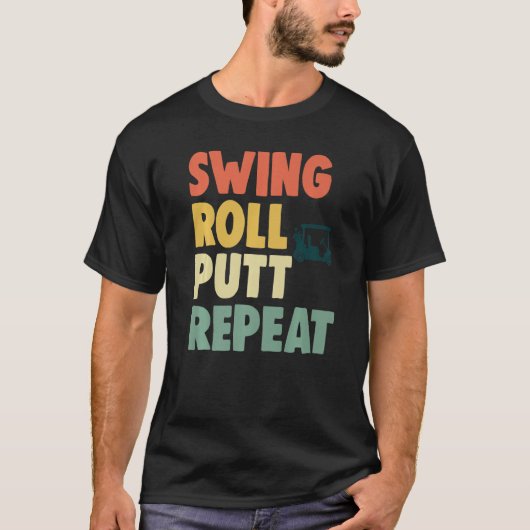 Swing Roll Putt Repo Player Women Golf 1 T-shirt (Voorkant)