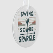 Swing, score, fonkeling ornament (voorkant)
