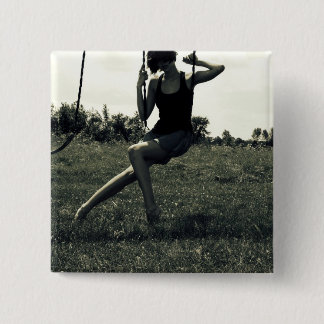 Swing Vierkante Button 5,1 Cm